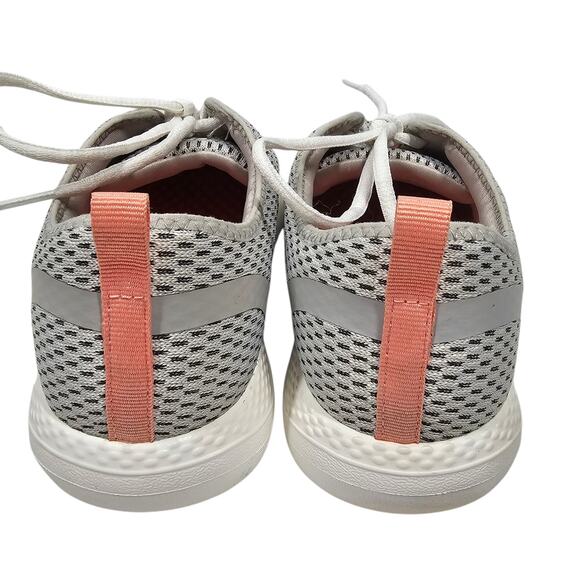 Crocs LiteRide Gray Mesh Lace Sneakers Women's Size 9 - Picture 6 of 9